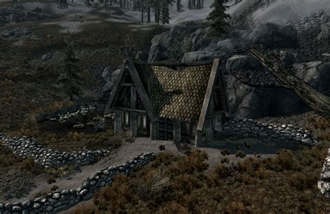 I got into his house to take shelter from a dragon at some point, got attacked, loaded the entry-save because I thought I did something wrong (I hate killing civilians outside the usual questlines), and sneaked out just to be sure. . Skyrim drelas cottage